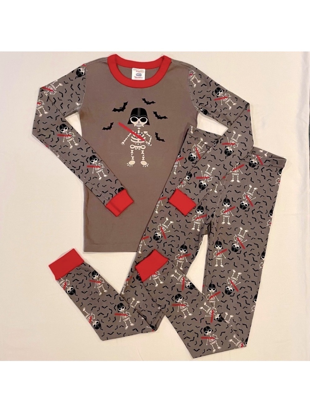 Hanna Andersson Star Wars Halloween Pajamas Boys 14 160 cm Skeleton Darth Vader